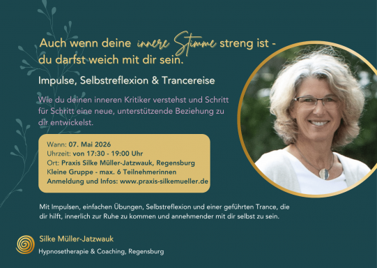 Auch wenn deine innere Stimme streng ist – du darfst weich mit dir sein